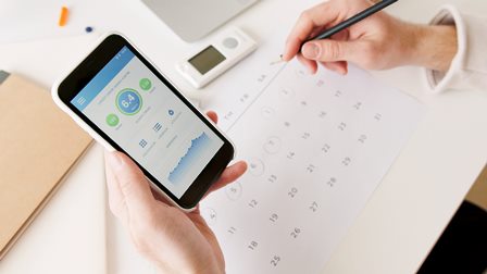 diabetes ABC - calander and cgm