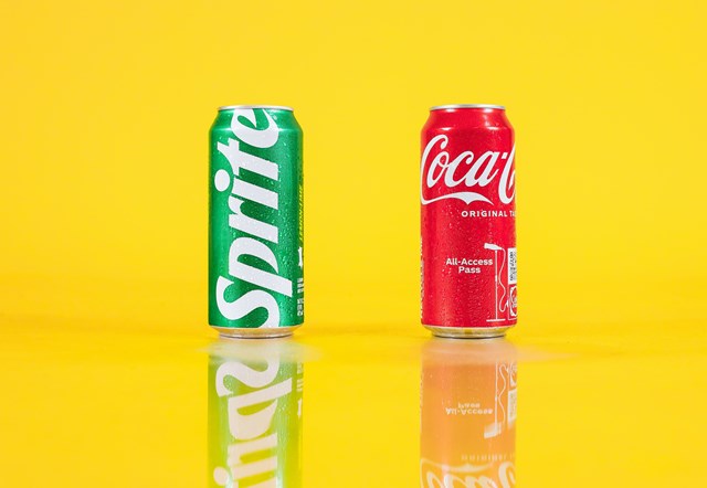 sprite and cocacola